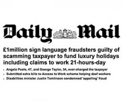 image of daily mail headline