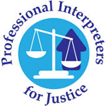 Professional interpreters for justice logo
