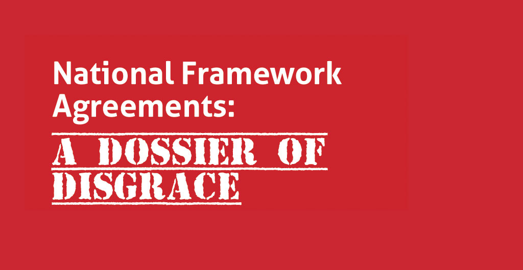 national framework agreements dossier of disgrace