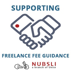 Supporting freelance fees guidance logo